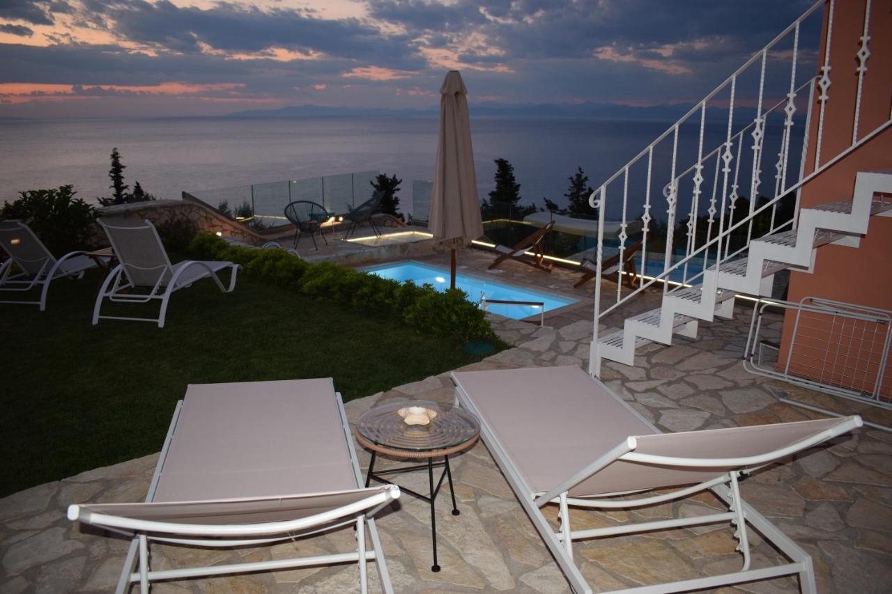 Villa Thetis With Private Pool Where The Sunsets Fade Away Áyios Nikítas Dış mekan fotoğraf